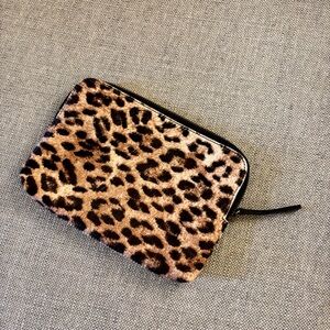 Madewell Leather with Horse Hair Pouch/hand Bag